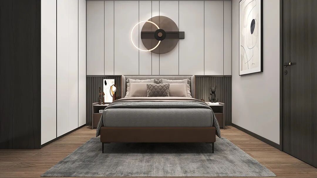 益圆木门 轻奢风格家装效果图_13