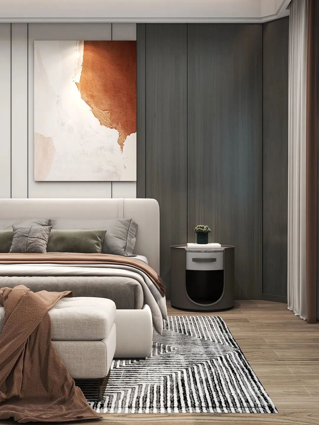 益圆木门 轻奢风格家装效果图_12