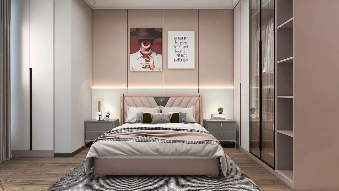 益圆木门 轻奢风格家装效果图_17