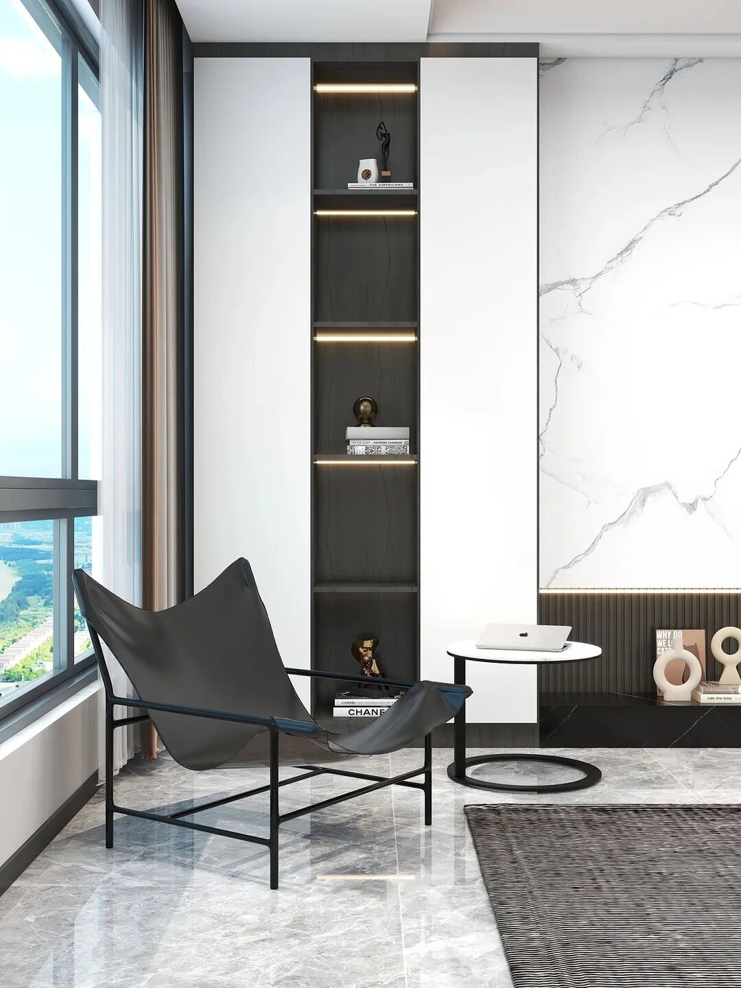 益圆木门 轻奢风格家装效果图_5