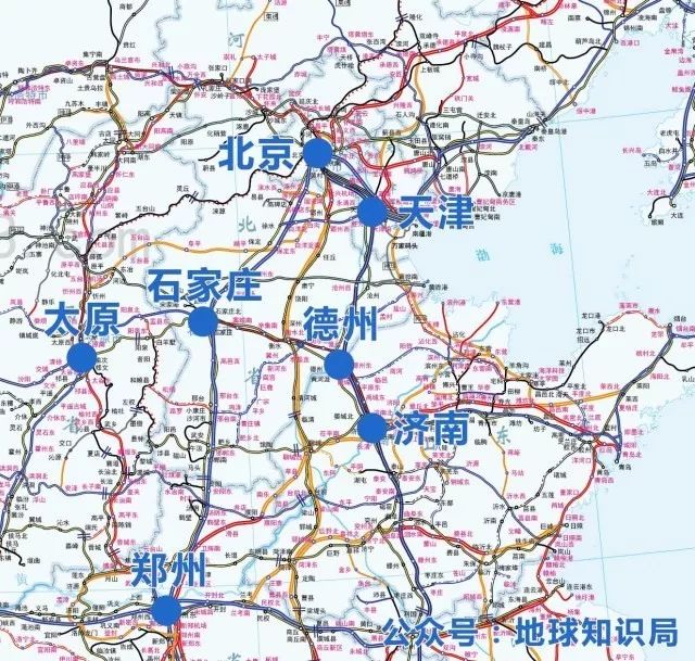 位于华北铁路中心枢纽的石家庄