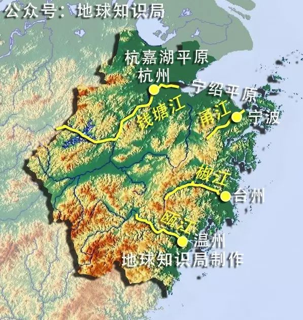 除了山峰阻隔以外,浙江的水系条件也注定了此地难以诞生一门大一统