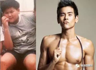 彭于晏小时候和现在对比