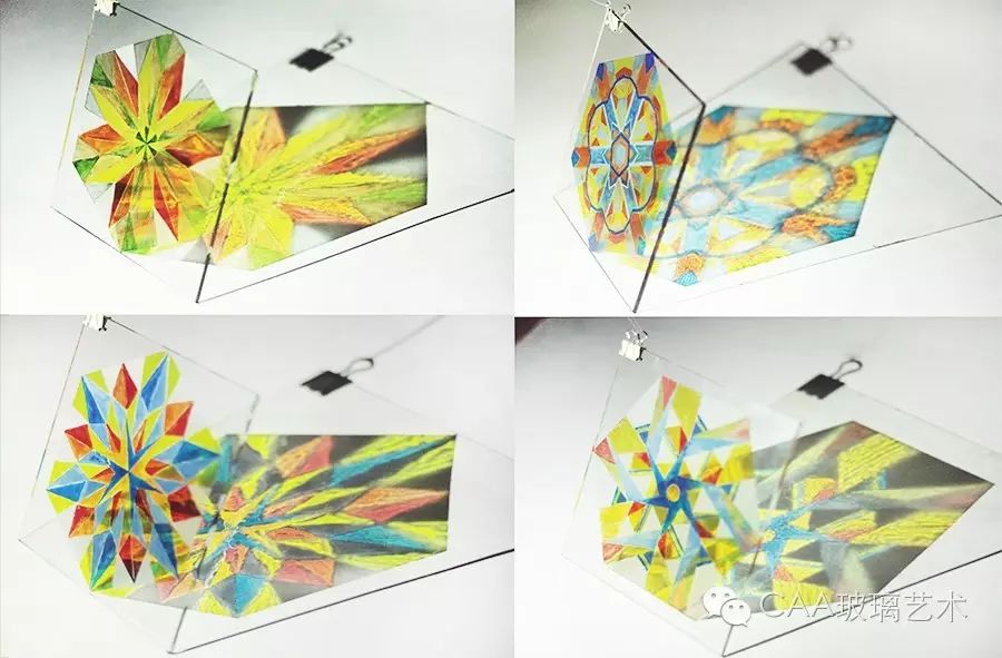 玻璃绘画 不一样的美 16工艺美术课程汇报