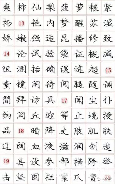 颜真卿钢笔楷书作品图片赏析