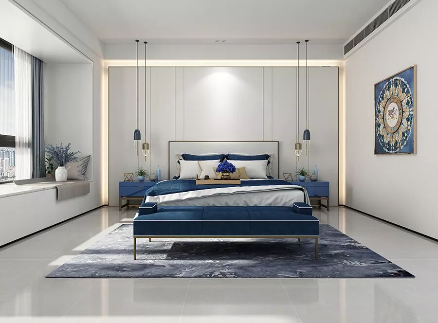 威尼斯商人瓷砖卧室装修效果图