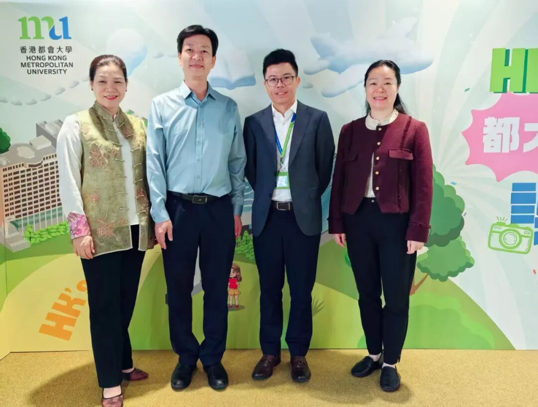 加拿大彩票代表与香港都会大学护理与健康学院刘贤亮副院长洽谈