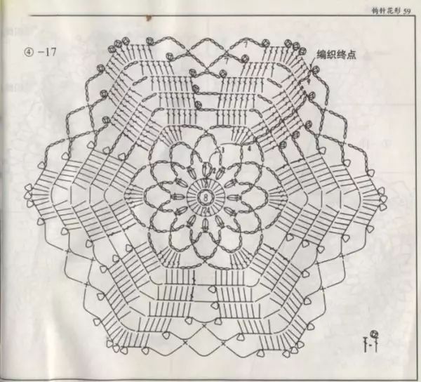 钩针编织花样图解大全-钩针花样(一)
