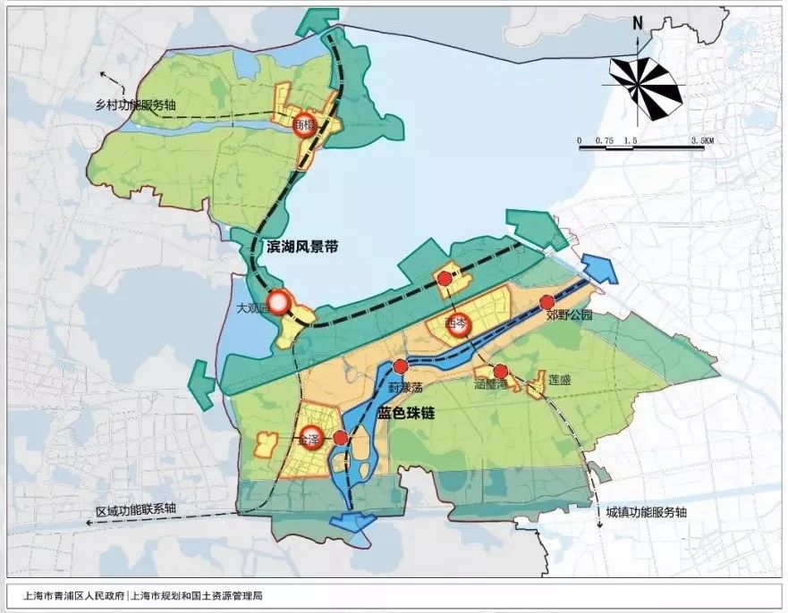 上海市人民政府关于《青浦区金泽镇总体规划暨土地利用总体规划(2017图片