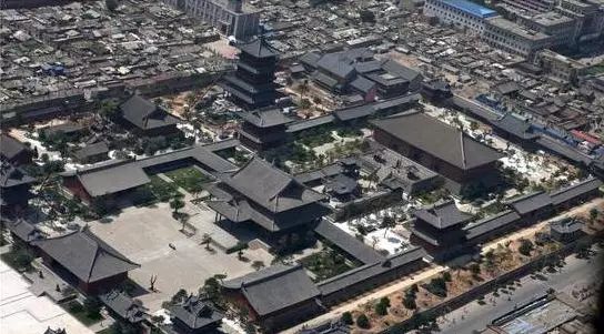 大同华严寺俯瞰