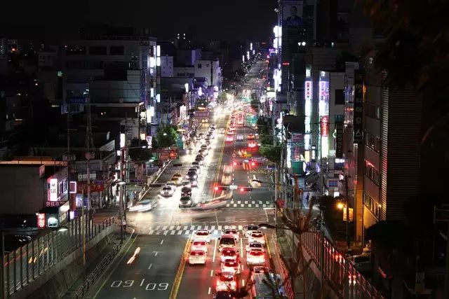 资料图:韩国首都首尔夜景