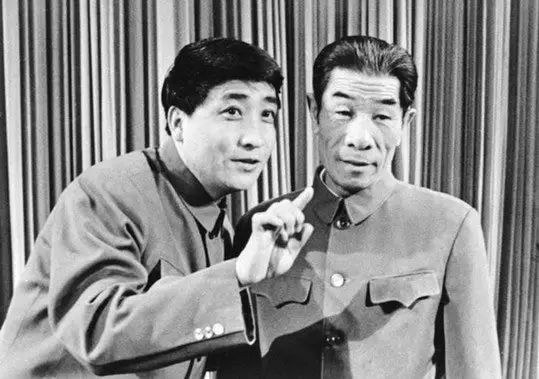 资料图:姜昆(左)和李文华