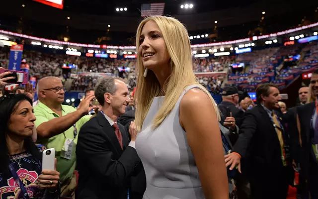 当地时间2016年7月19日,特朗普女儿伊万卡·特朗普(Ivanka Trump )现身共和党代表大会。