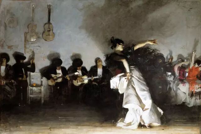 El Jaleo,绘于1882年,藏于加德纳博物馆。