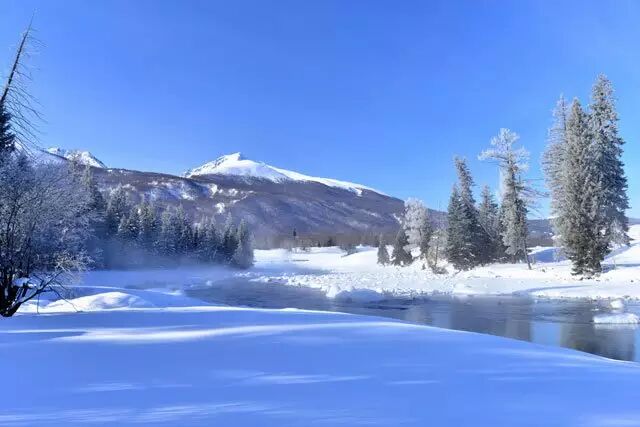雪中喀纳斯