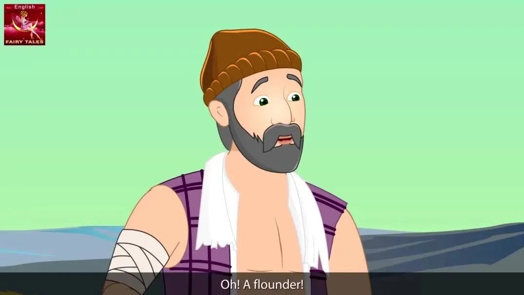 英语童话故事 06《渔夫和他的妻子 Fisherman and His Wife》动画片 English Fairy Tales-1