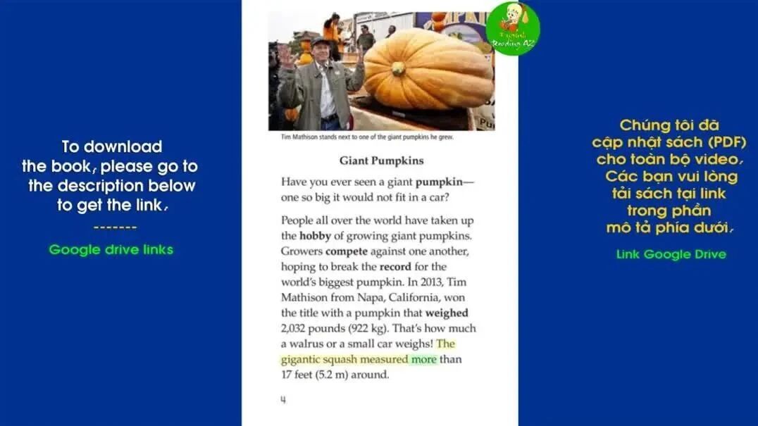 RAZ-O级: 27 Giant Pumpkins 视频 音频 图文-1