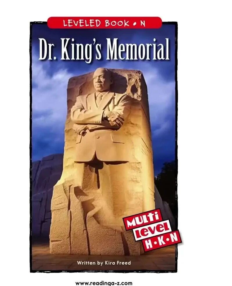 RAZ-N级: 20 Dr. King's Memorial 视频 音频 图文-1