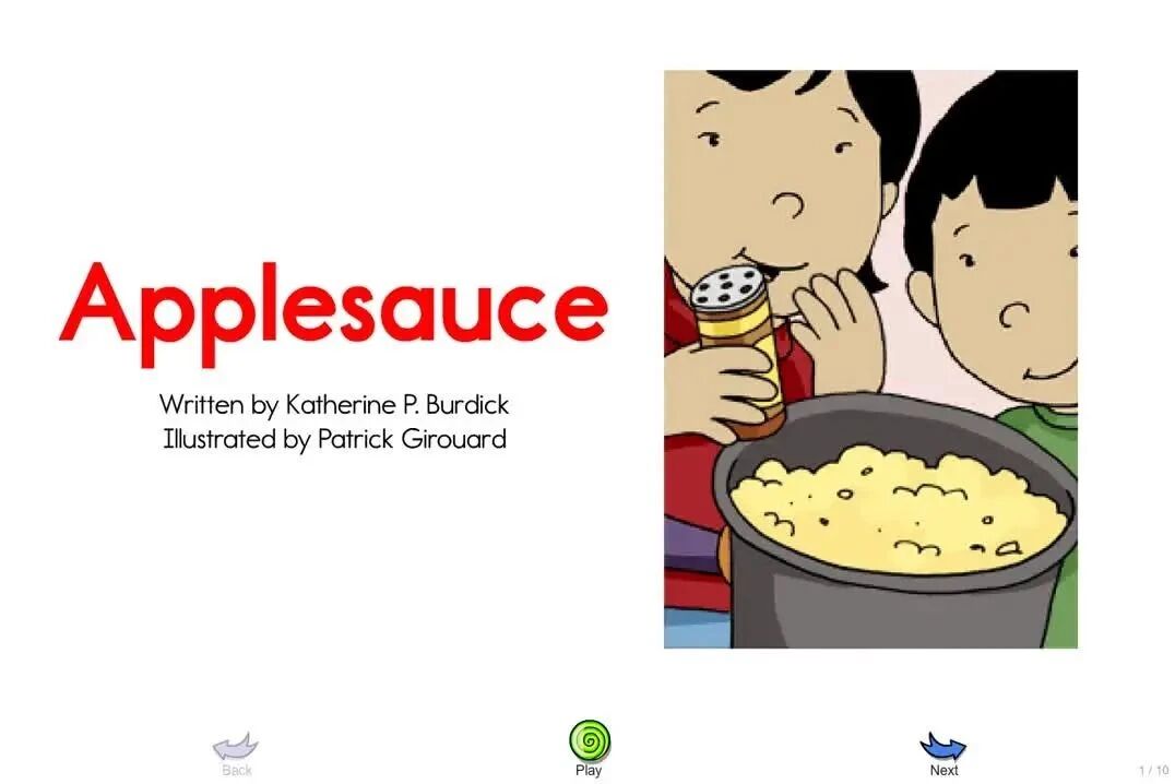 收录于合集⭐RAZ-B级: 17 Applesauce-1