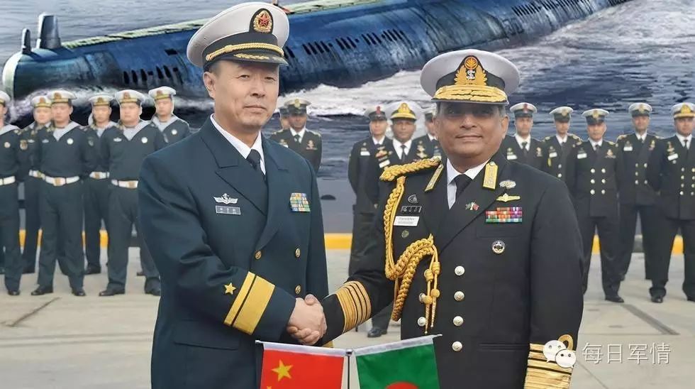 孟加拉国海军参谋长尼扎姆丁·艾哈迈德上将(nizamuddin ahmed)率团接