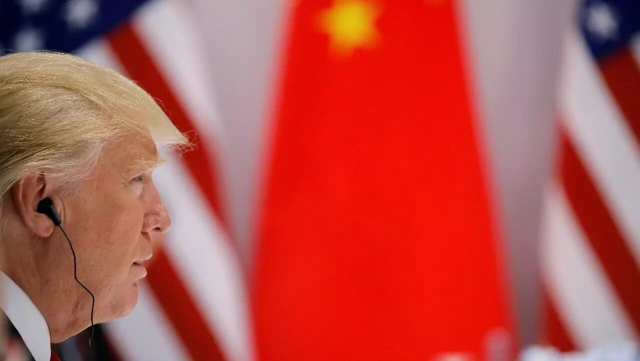 ▲资料图片：美国总统特朗普在汉堡G20峰会期间与中方举行会谈。（路透社）