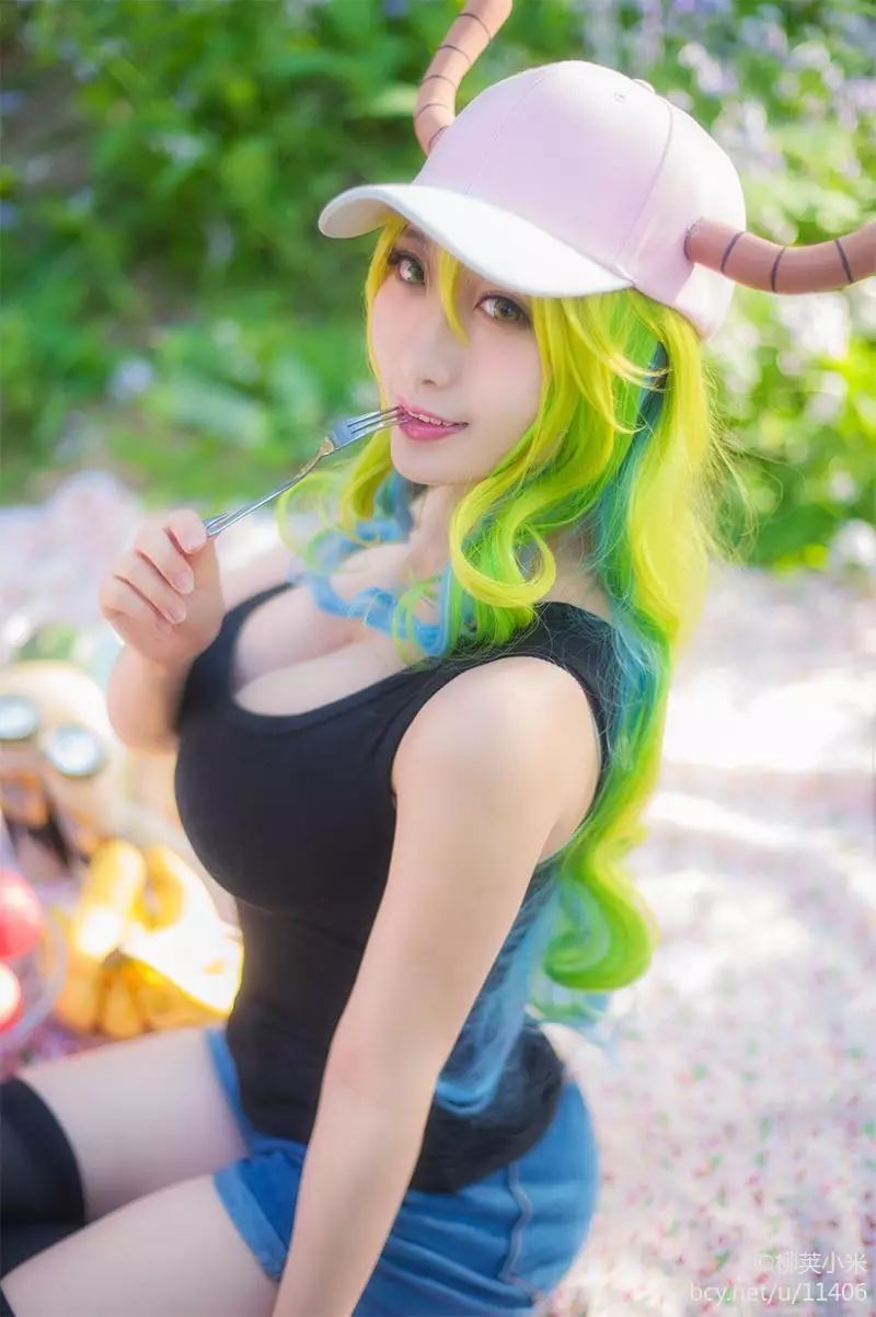 小林家的龍女仆cosplay：全家出動去野餐是這個樣子的！ 動漫 第1張