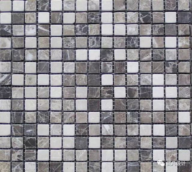 3,陶瓷锦砖 陶瓷锦砖,俗称马赛克,优质瓷土烧成,一般做成18.5×18.