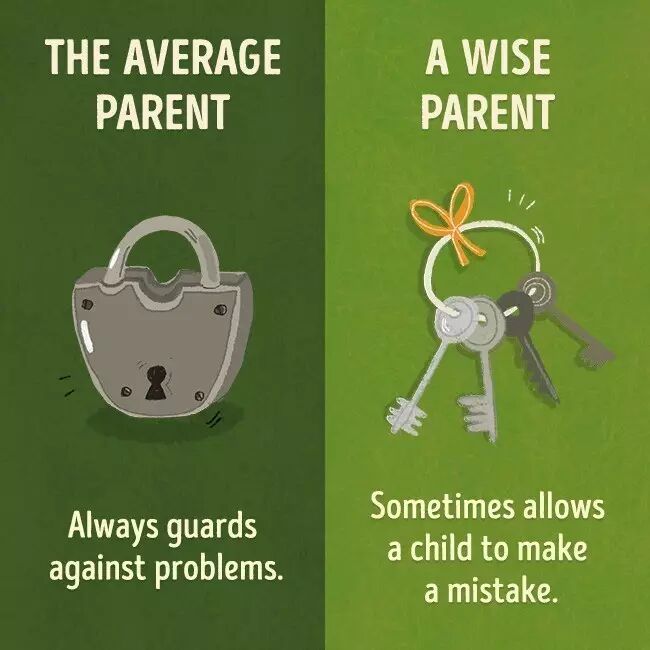 普通爸妈：总是时刻提防着任何出错。