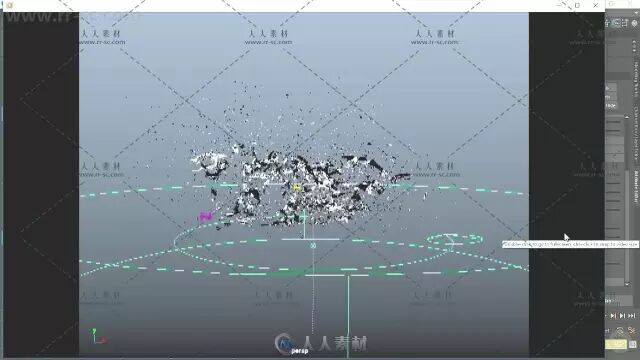 Maya粉碎聚合特效动画技术视频教程