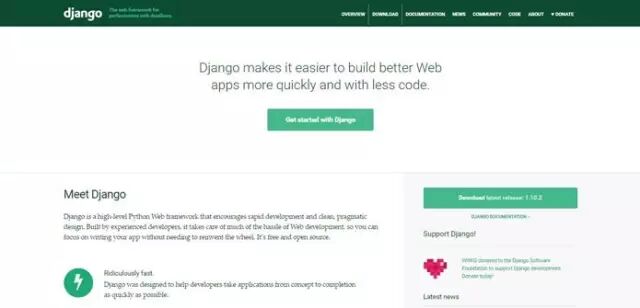 5个最好的Python Web开发框架