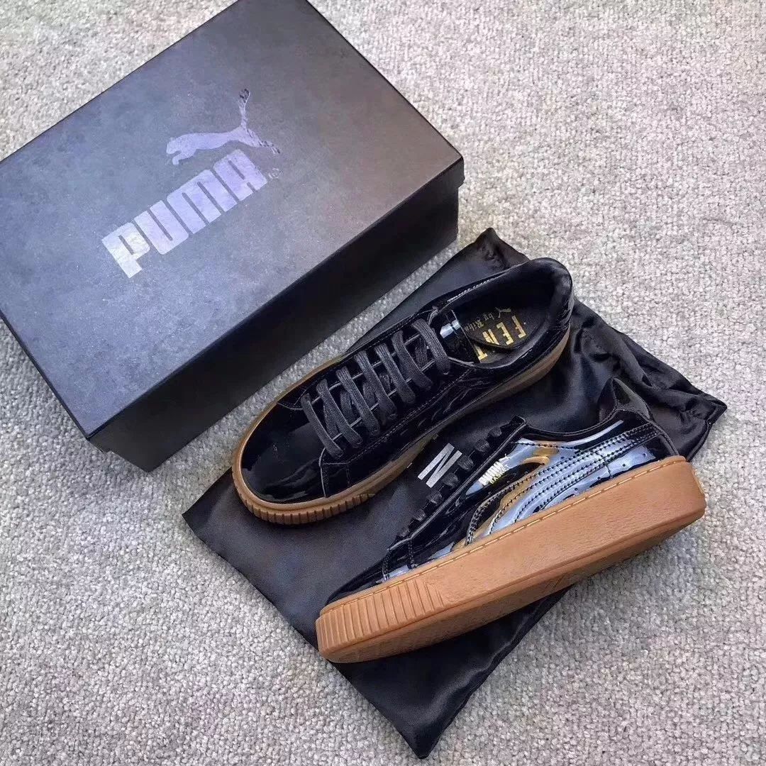 PUMA Rihanna Fenty Creepe 彪马蕾哈娜联名松糕鞋板鞋 全头层打造 内里小羊皮加持 完美脚感体验 内外兼顾