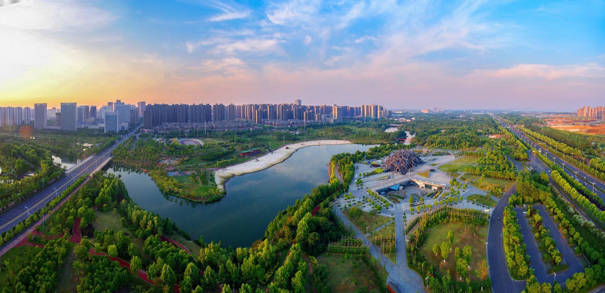 滨湖美景合肥晚报记者 郑成功摄
