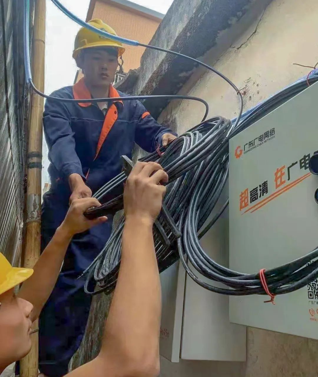 还乡村清爽天际线濠江全力推进三线整治