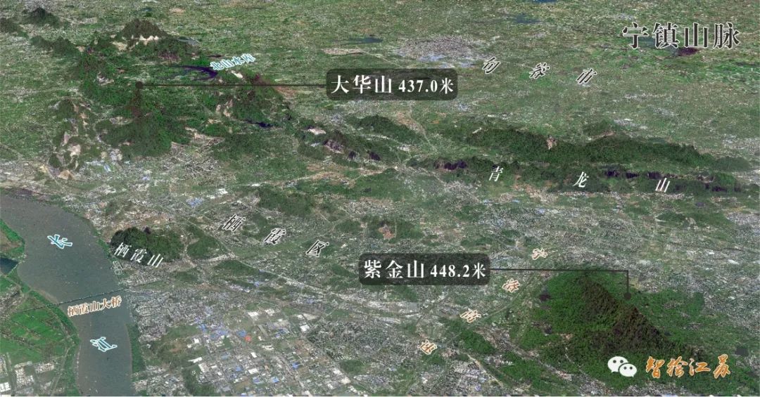 其中南京市钟山(紫金山)头陀岭为最高峰,海拔448.