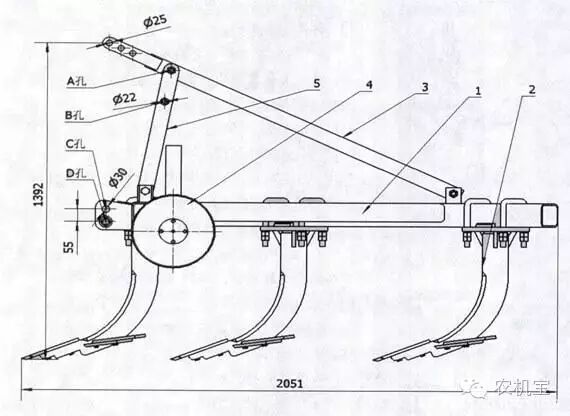 深松机的结构特点和使用调整及故障排除 深松机的结构特点和使用调整及故障排除