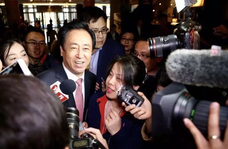 （全国政协委员、恒大集团董事会主席许家印，车亮摄）