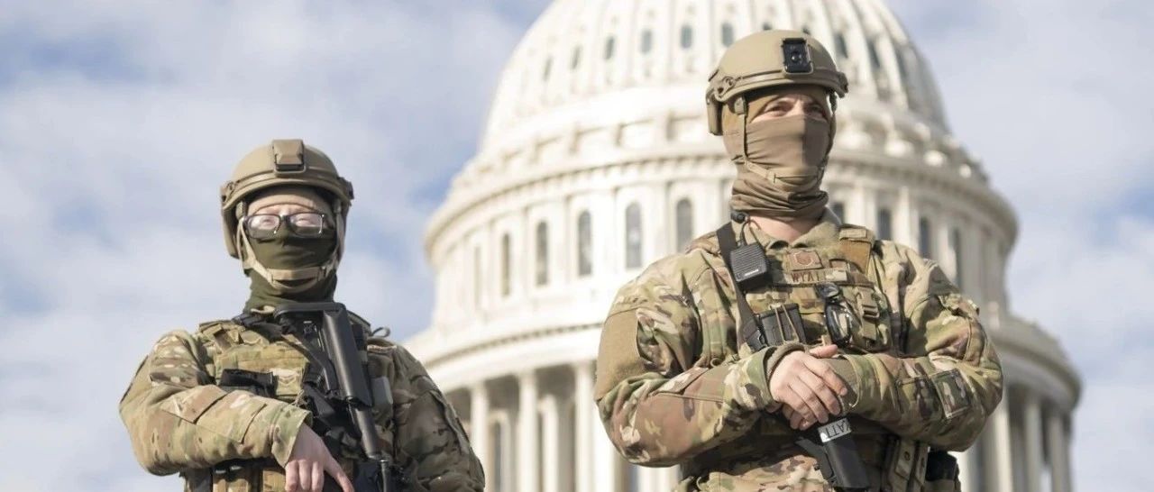 像极了内战，国防部介入，2.5万国民警卫队正在向华盛顿集结