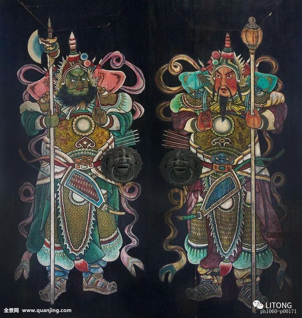 尉迟恭和秦琼被尊为门神