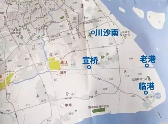 此外,新近还有4座郊野公园选址浦东,它们分别在临港,老港,川沙南和