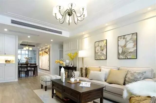 135㎡美式小清新新房，给她一个浪漫家_2