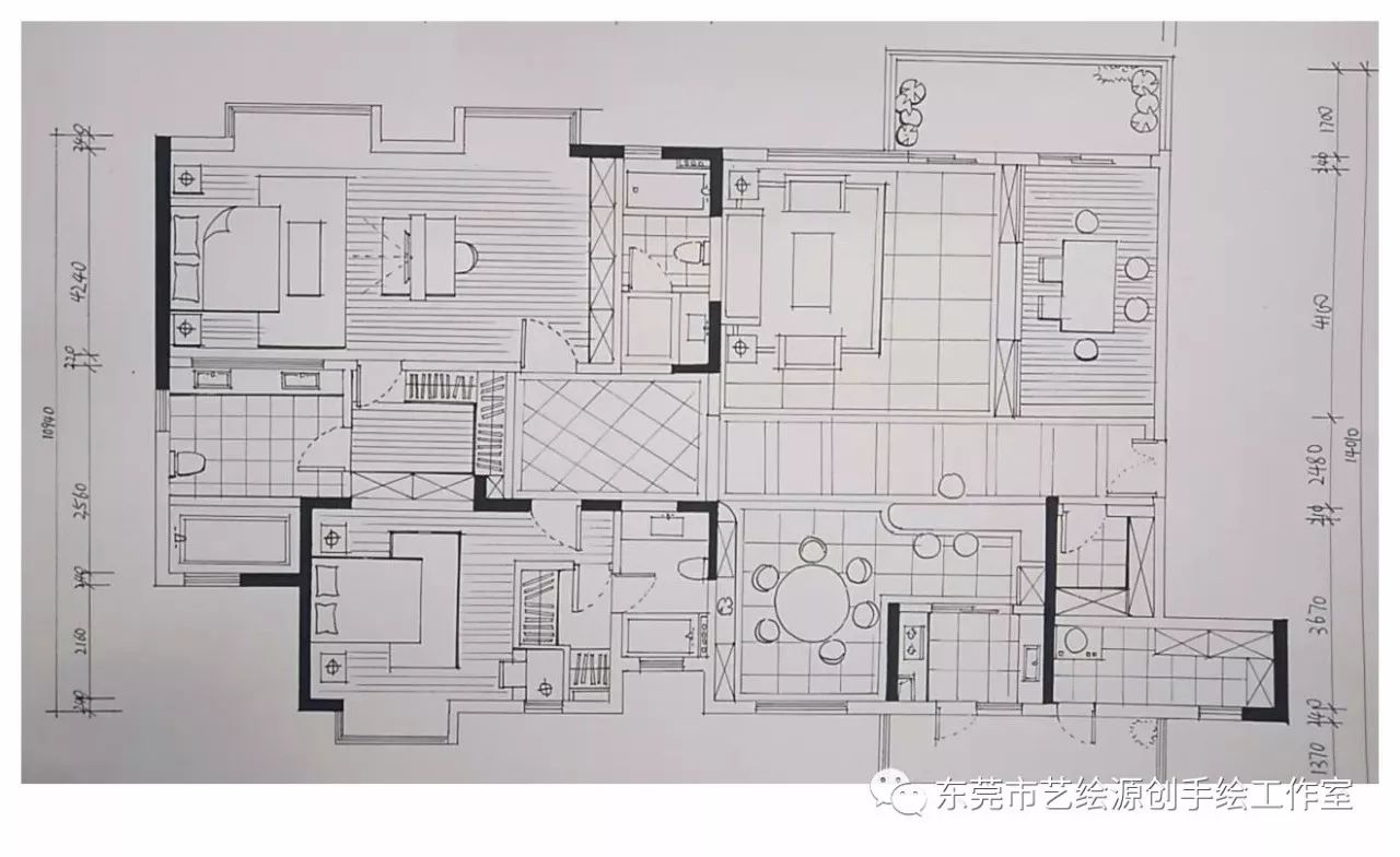 平面图马克笔 彩铅上色步骤解析【郑州有色金属价格交流组】