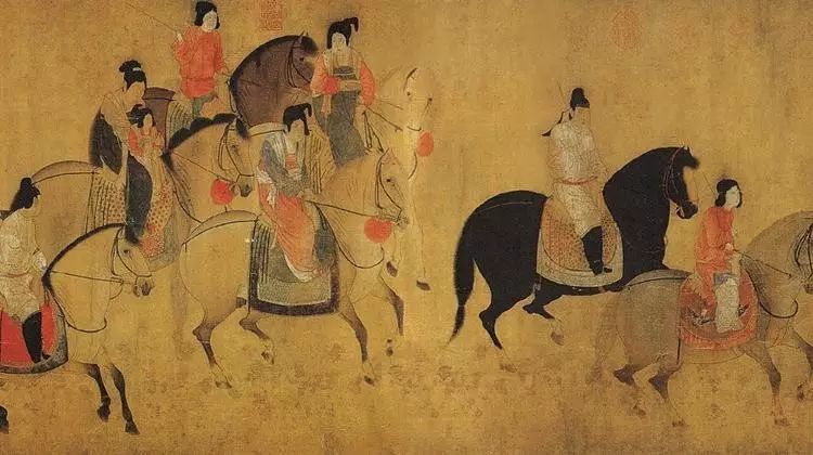 唐代张萱《虢国夫人游春图》