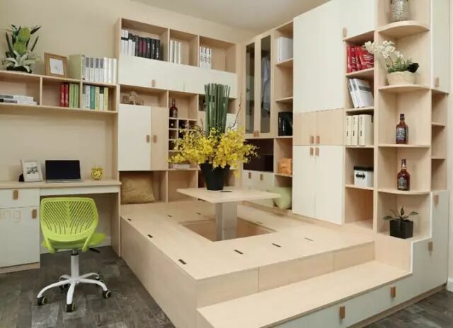 案例赏析丨多功能家具，用了节省一间房！