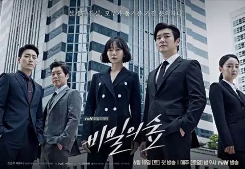 曹承佑、裴斗娜等人主演tvN新剧《秘密森林》公开官方宣传海报