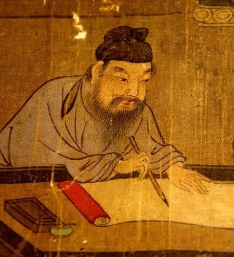 藏(截取自庄天明博客《执笔的流变—中国历代执笔图像汇考》一文