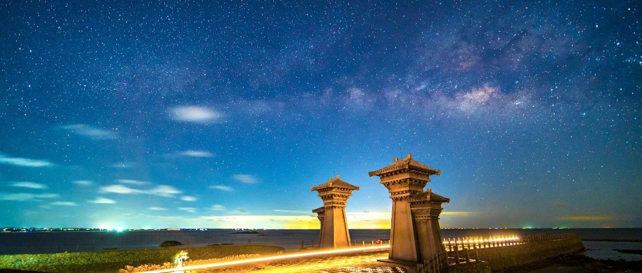 钦州三娘湾肉眼可见的星空银河，太漂亮了！
