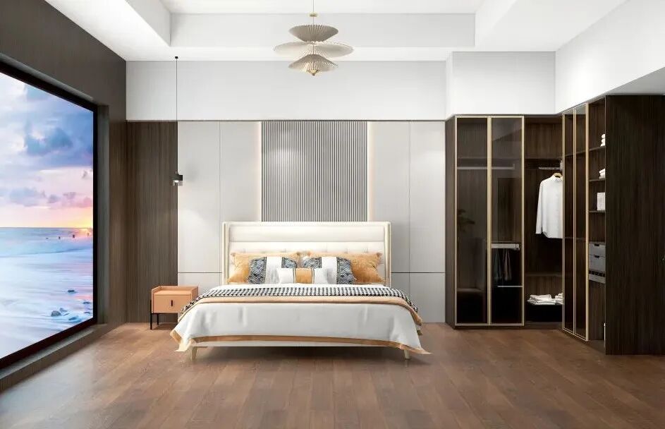 大王椰地板|金丝黑柚 x 雪域白，设计高规格_8