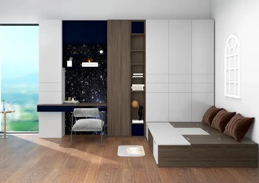 大王椰地板|金丝黑柚 x 雪域白，设计高规格_11