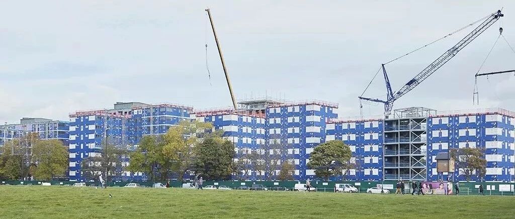 英国纽卡斯尔最大的模块化学生公寓6个月建好，95%的工程Made in China！