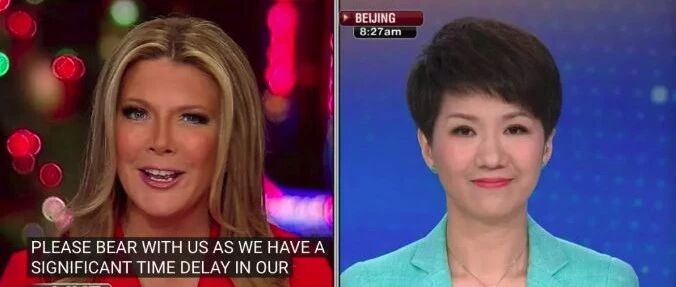 今天的朋友圈属于女神 |  全程视频！CGTN刘欣和福克斯主播的“跨洋对话”来了！